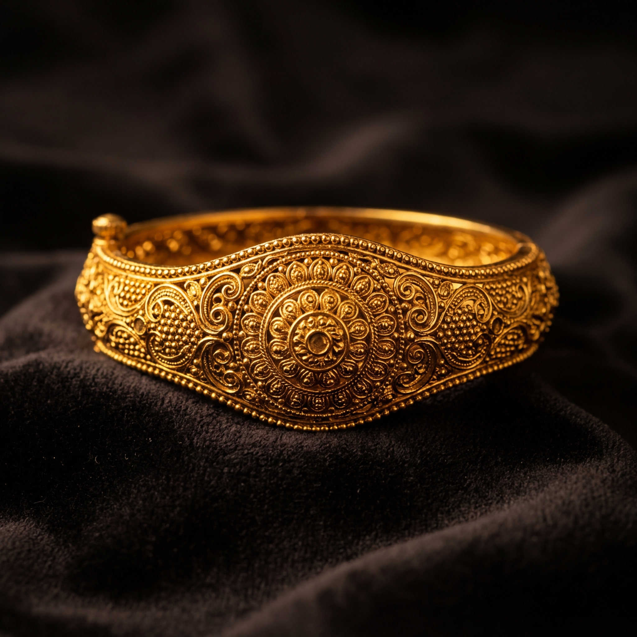 22K Antique Heritage Bangle